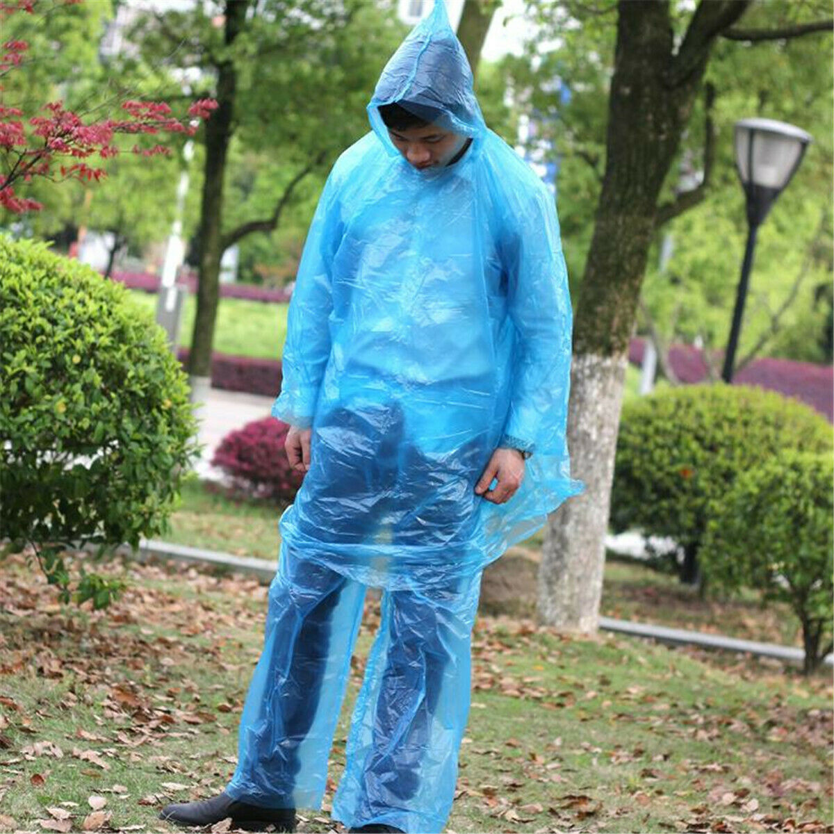 Disposable Split Raincoat Rain Pants Suit Waterproof  Unisex Emergency Raincoat