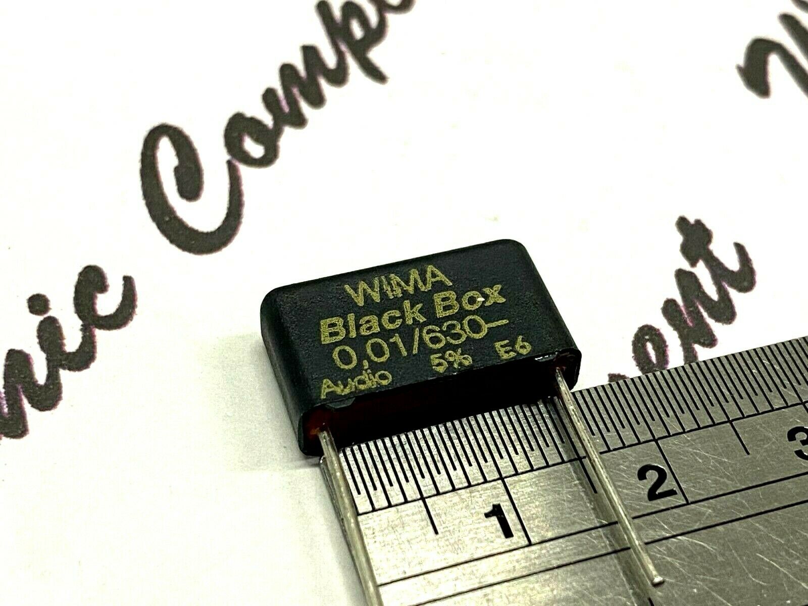 1pcs - WIMA Black Box 0.01uF 630V 5% pitch:15mm Film Capacitor For Audio