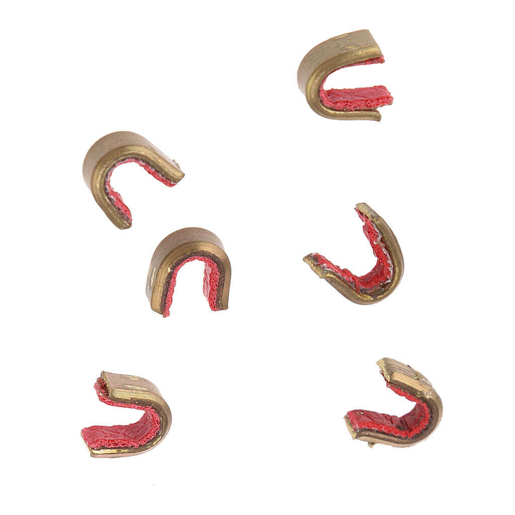 6 Pieces Allows Bowstring  Set Buckle Clips for Nocking Point Archery