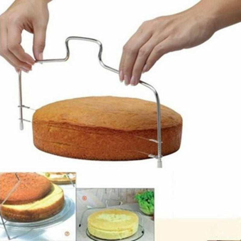 New Adjustable Wire Cake Slicer Cutter Leveller Decorating Bread Wire Tools