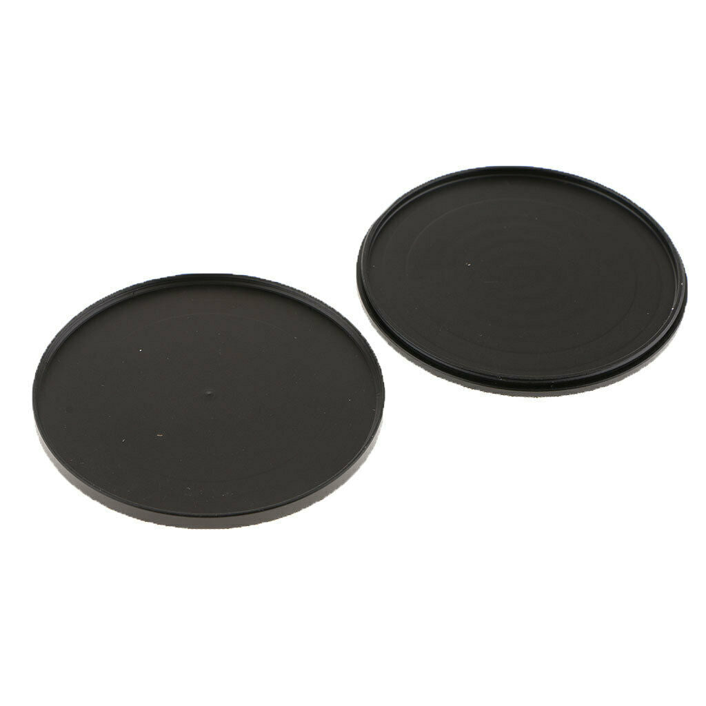 2x 67mm Camera Lens Filter Storage   Case Metal Protection Box Cover Black