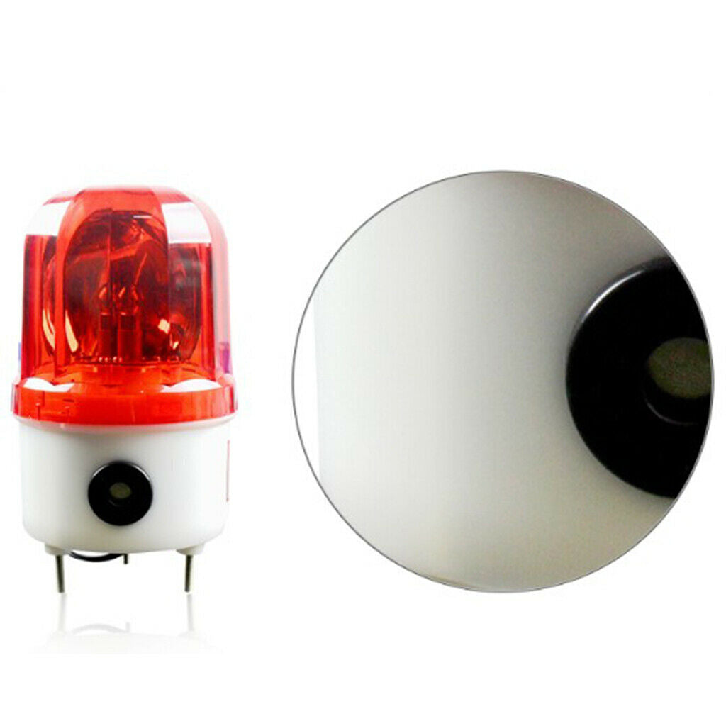 Lots 2 LED Rotary Warning Lamp AC220V Beacon Emergency Bulb Alarm Traffic