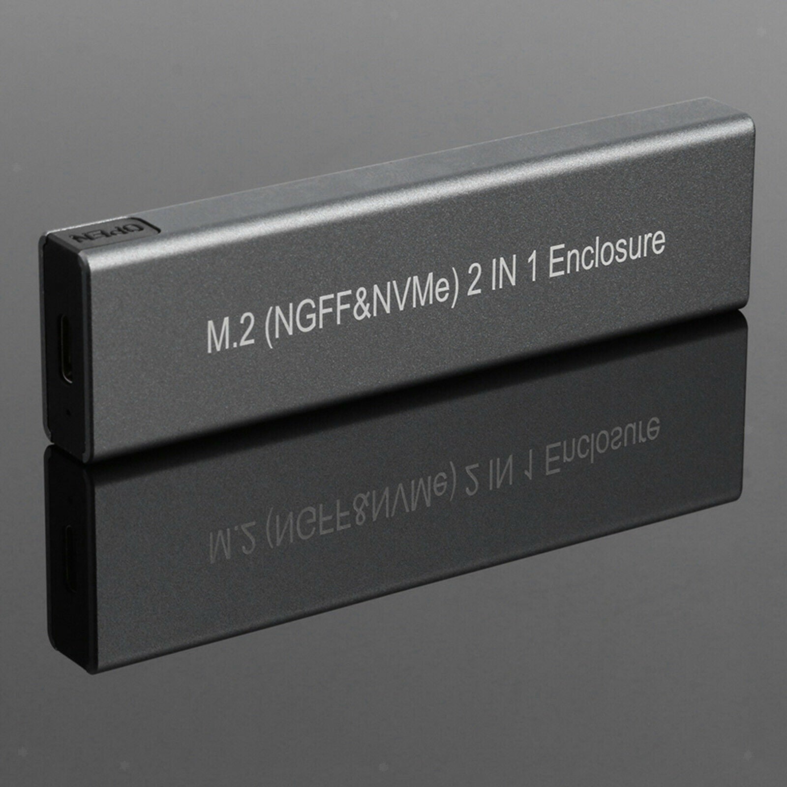 Aluminum M.2 NVME to USB 3.1 Enclosure Adapter for 2230 2242 NVMe SSD 10Gbps