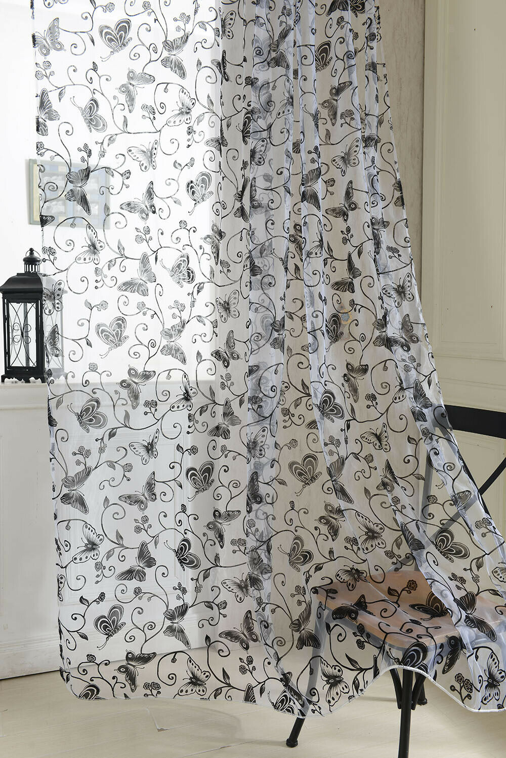 100 * 200cm Butterfly Window Veil Of