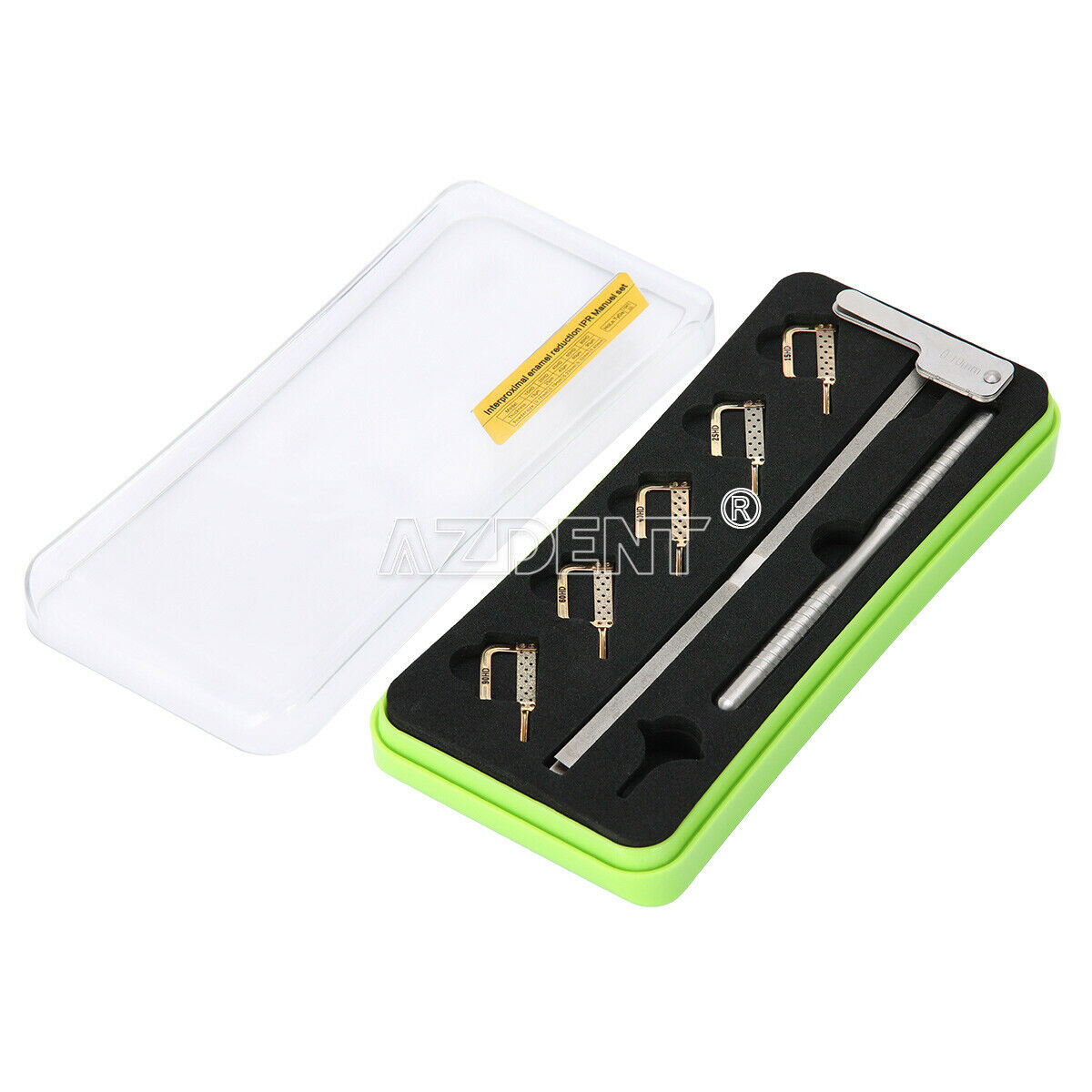 Orthodontic Interproximal Enamel Reduction IPR Gauge Handle Polishing Strip Kit