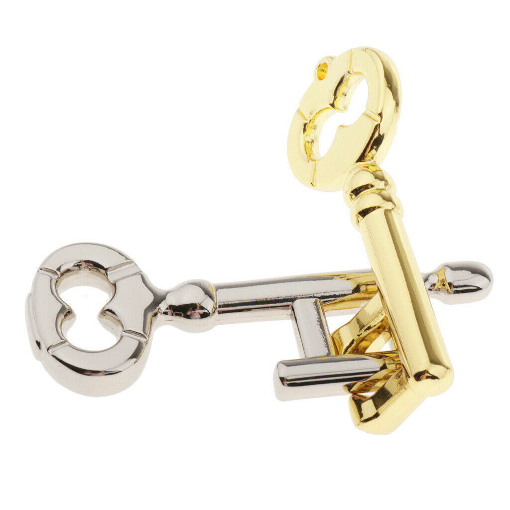 Alloy Classic Ultimate IQ Test Interlock Keys Puzzle Educational Trick Toys