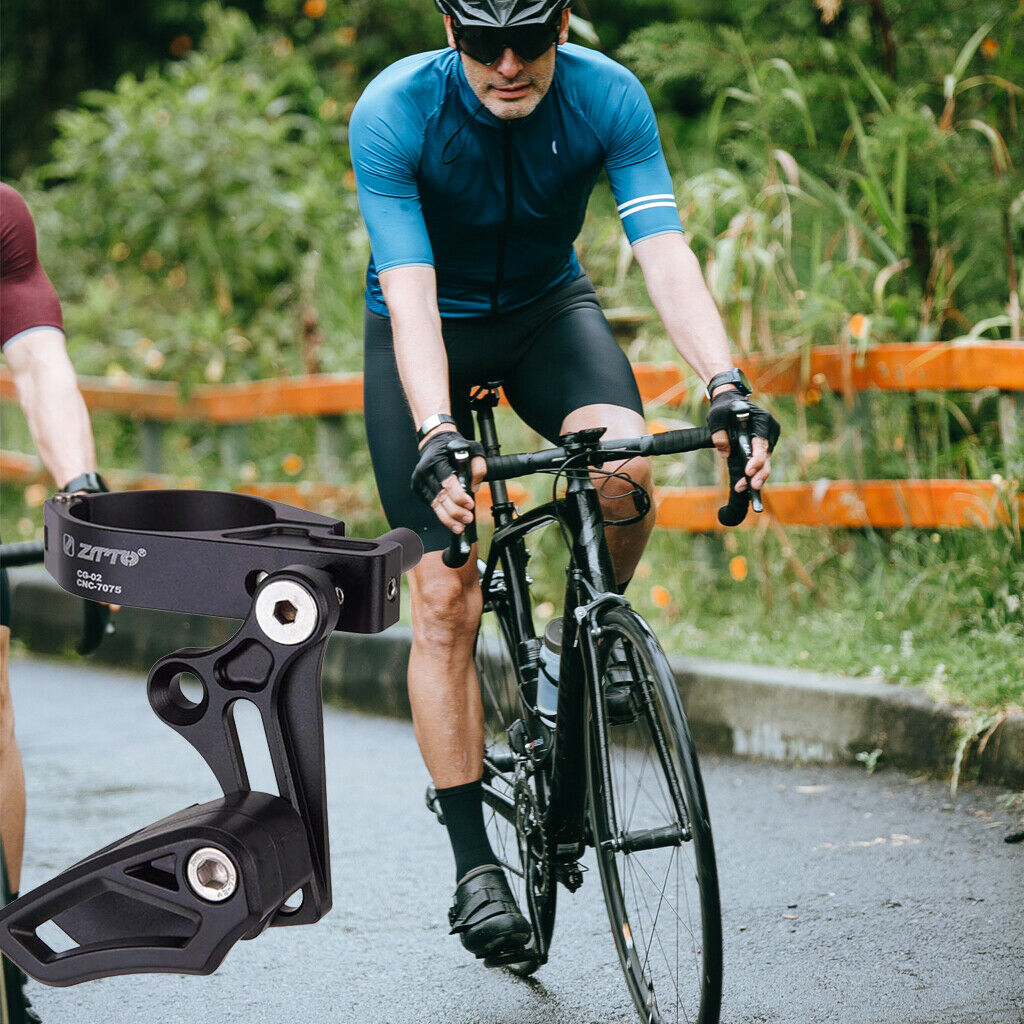 Adjustable Bike Guide Chain Protector Bash Guard Single Chainring for MTB