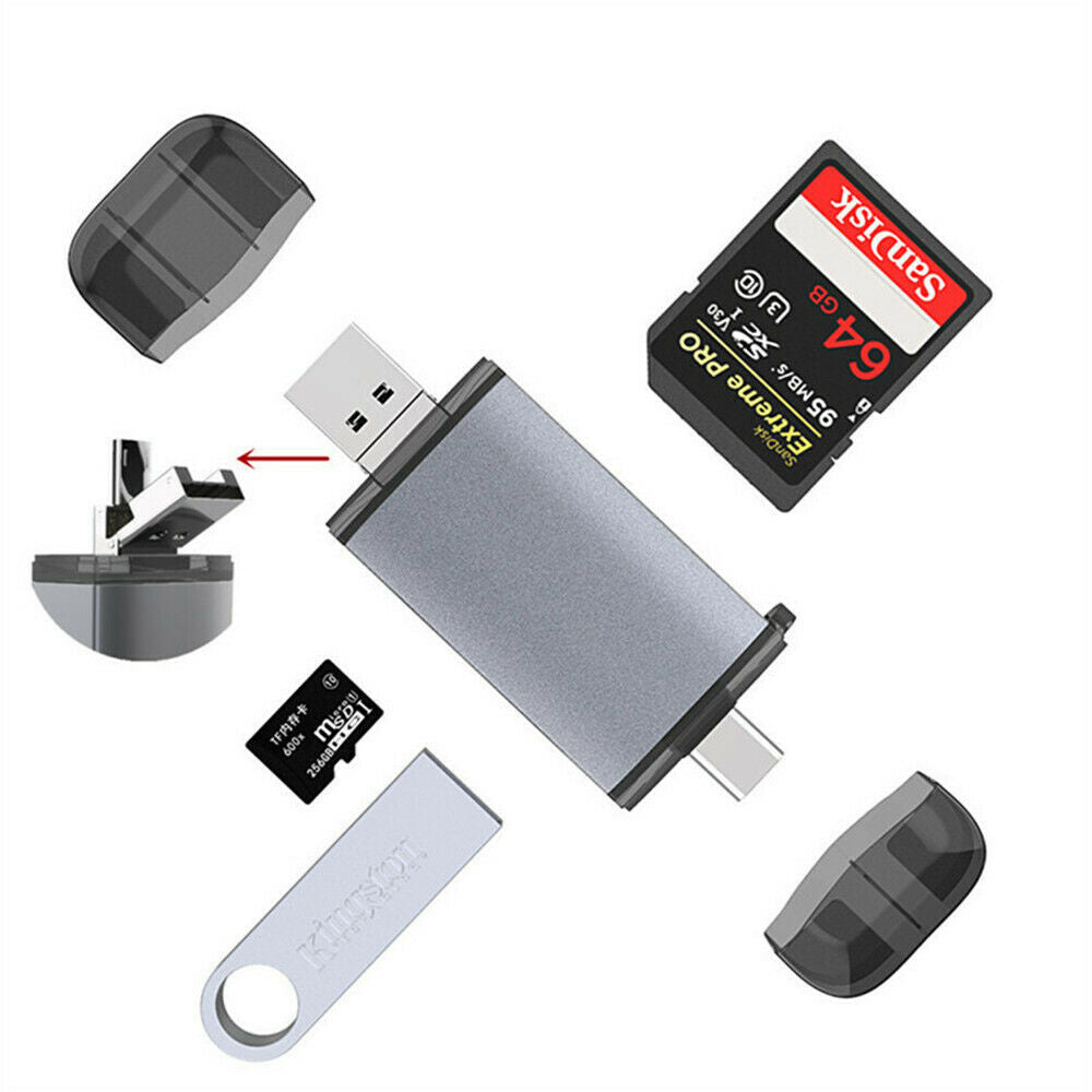 6 in1 TypeC Card Reader OTG Card Reader USB Port Computer Mobile Phone Universal