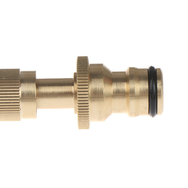 Brass Adjustable Spray Gun Hose Nozzle High Pressure Straight Copper GunJCAUJ XC
