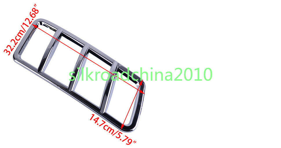 Front Engine Hood Air Vent Cover Trim Fit Mercedes-Benz ML W166 GL X166 GLE Car