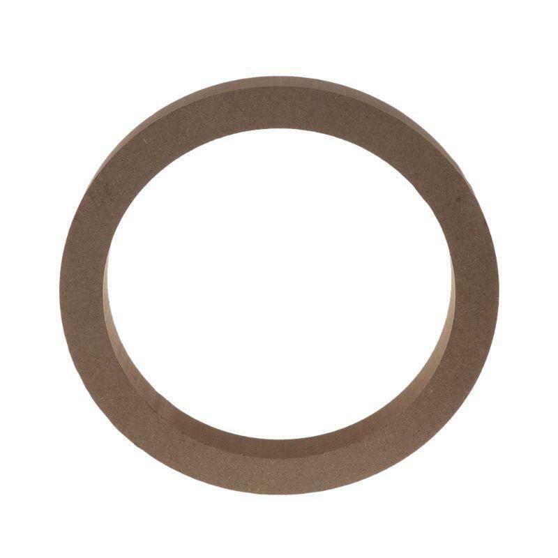 2PCS Wood MDF Speaker Spacer Mounting Rings 6.5" Fiberglass Door Kick Pods