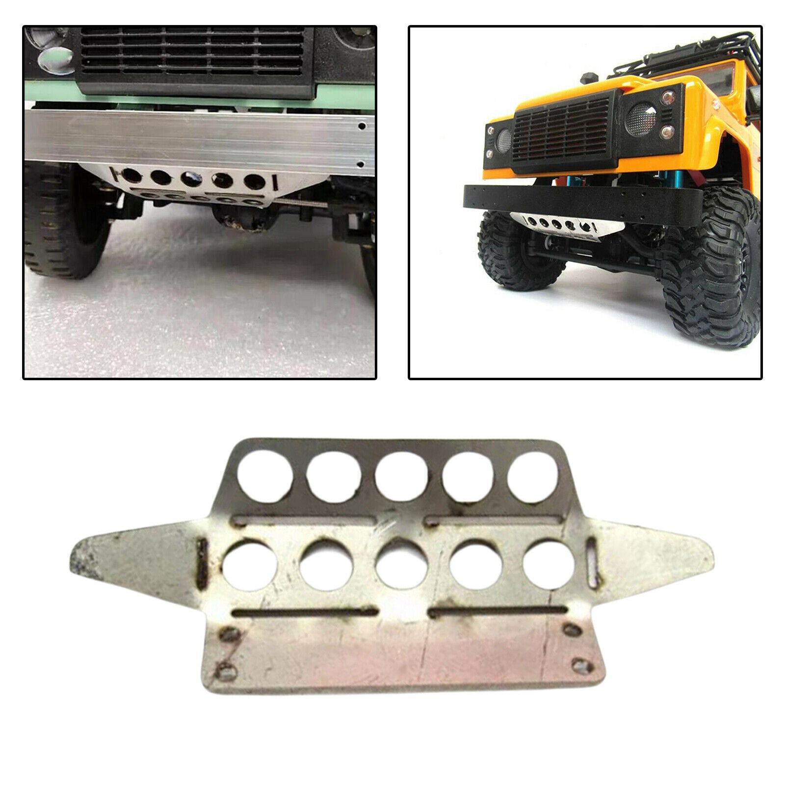 Metal Chassis Armor Guard Plate Board for MN D90 D91 RC Crawler Body Accs