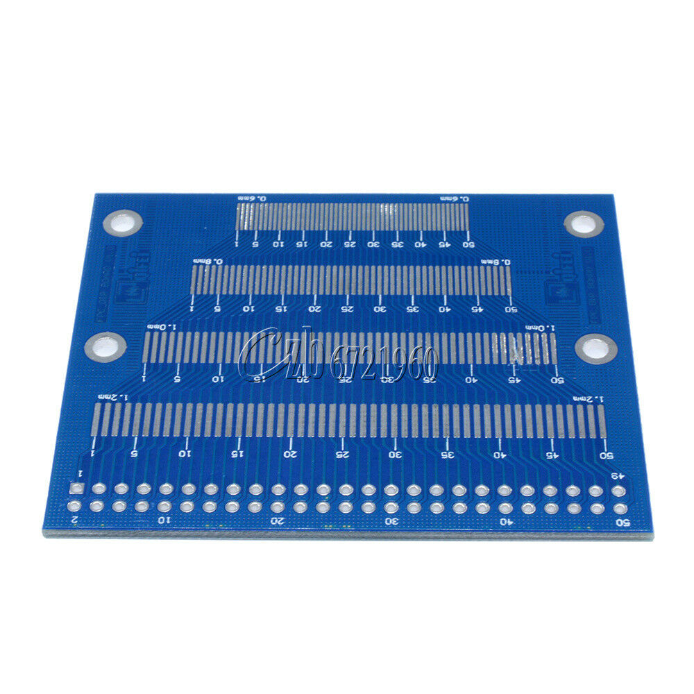 0.5mm To 1.2mm Pin Pitch Adapter PCB FPC Board 2.0-3.5 inch TFT LCD SMD To DIP H