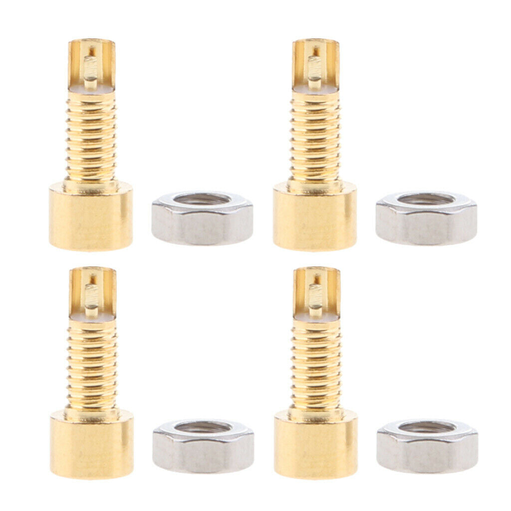 4 Pieces Pure Copper MMCX Female Connectors Headset Wire Solder Connector
