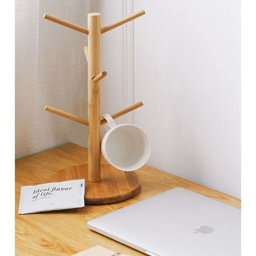 Storage Rack Wooden Creative Tree Branch Cups Holder for Teacups Coffee Cups
