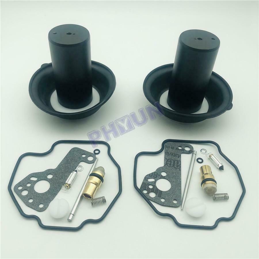 2x Carburetor Repair Kit w/ Plunger & Piston For Yamaha xv535 virago 1990 2000