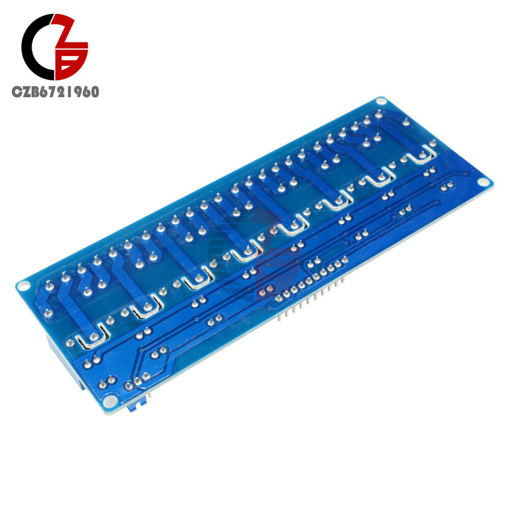 12V 8 Channel Relay Module Optocoupler for Arduino UNO 2560 1280 ARM PIC AVR
