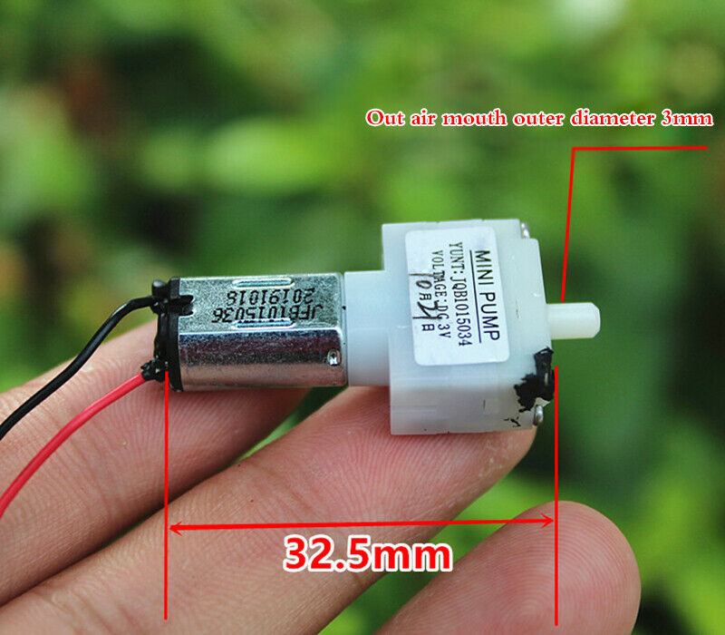 1pcs DC 3V small air pump M20 DC motor mini air pump suitable for voltage 3V-5V