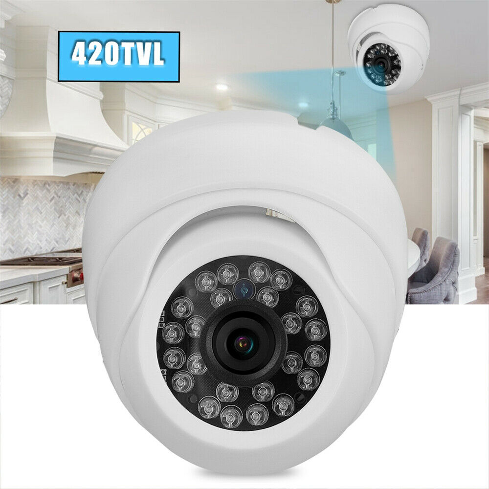 420TVL IR Night Vision Camera Waterproof Home Security Dome Cam CMOS Sensor PAL