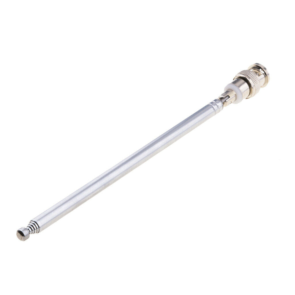 7 Sections Telescopic Antennas with BNC Connection for Portable Radio Scanners
