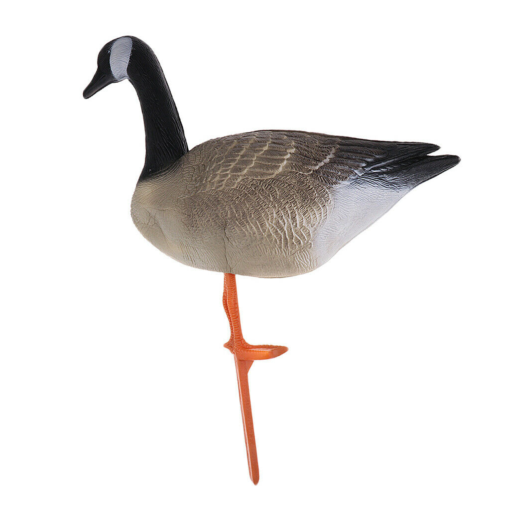 Full Body Goose Hunting Decoy Lawn Ornaments Garden Decors Standing Goose