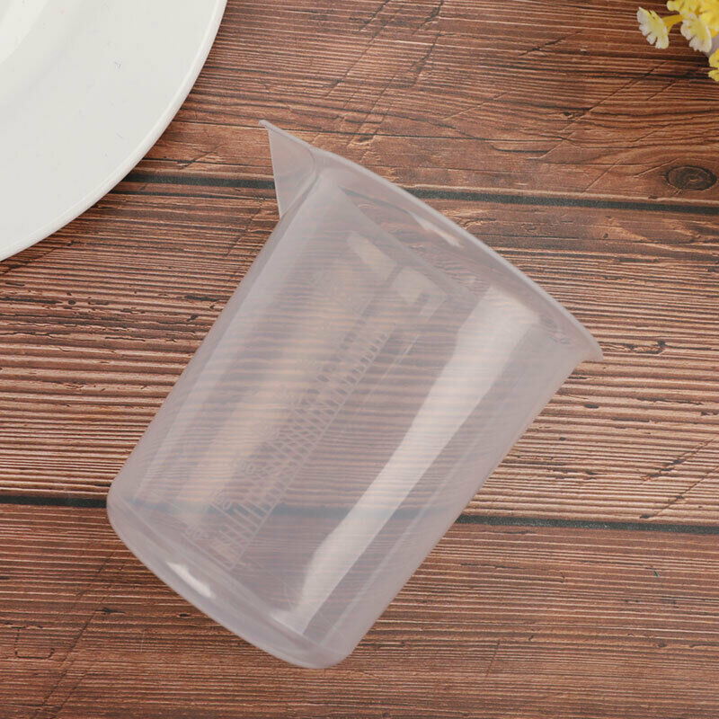 400mL Plastic Measuring Cup For Laboratory Beaker Graduated Cup Kitchen B.l8