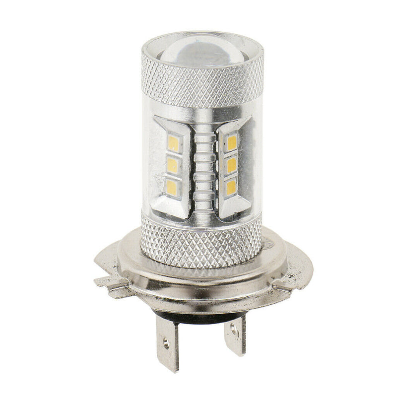 White 15W H7 2323 Fog Light Daytime Driving HeadLight 15-SMD LED Lamp Bulb