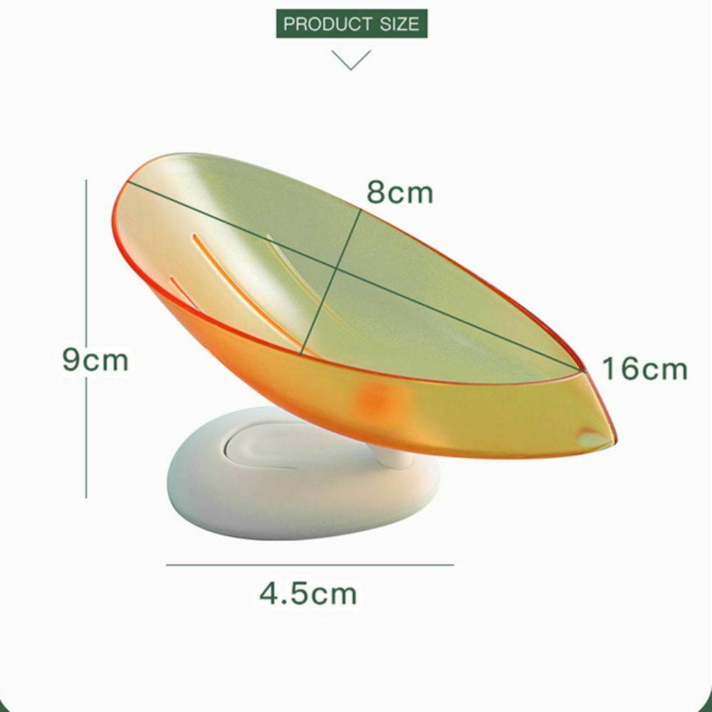 Suction Cup Plastic Standing Drain Rack Soap Dish Storage Soap Box Soap Holder