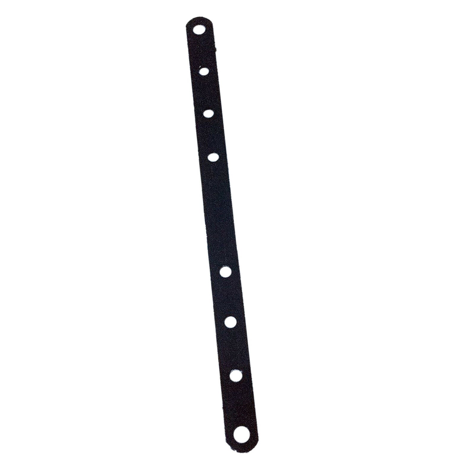 2 Pieces 12" Hanger Strap Universal Exhaust Muffler Drilled Bracket - Black