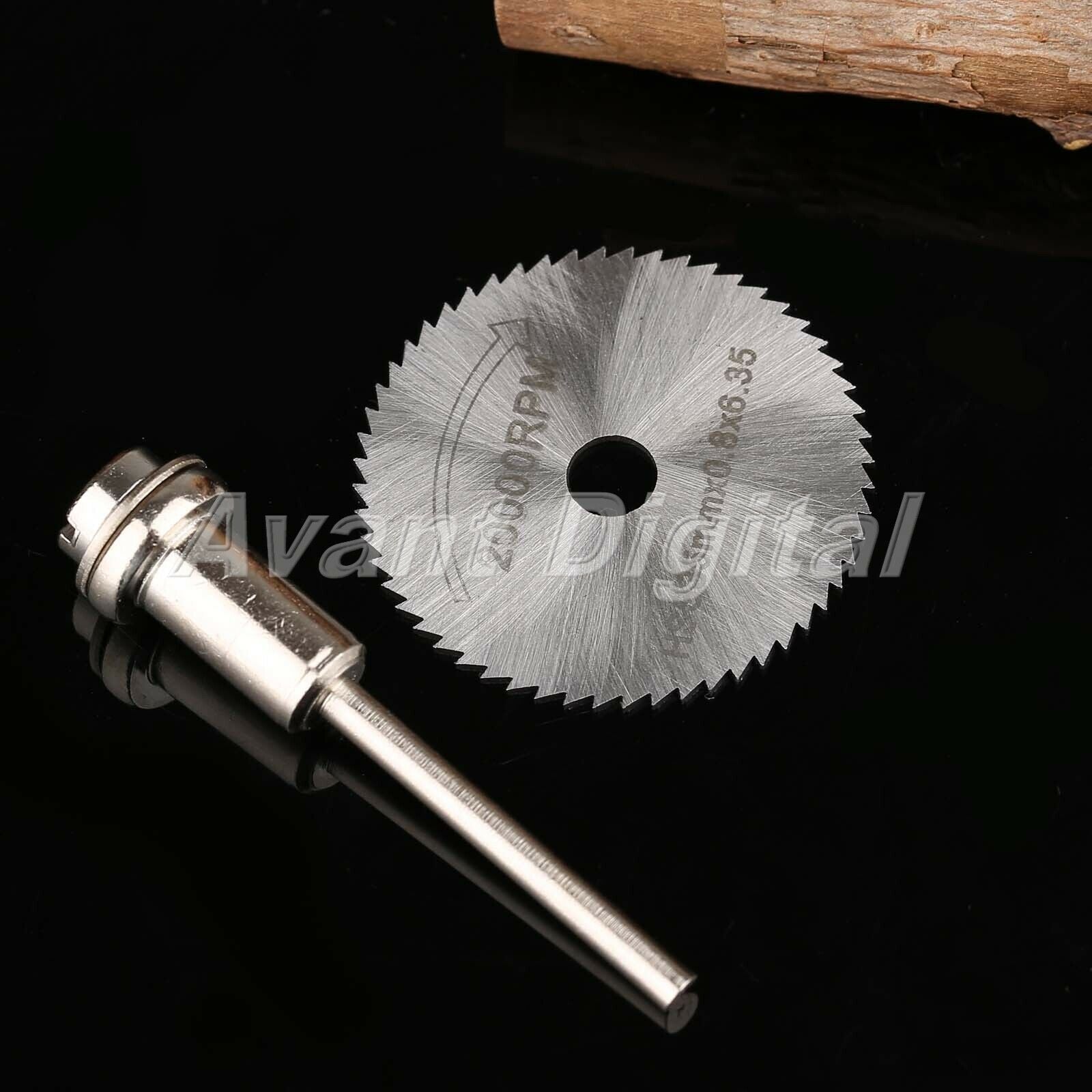 35mm Mini HSS Power Tool Metal Wood Sawing Blade Cut Off Wheel Disc Disk Mandrel