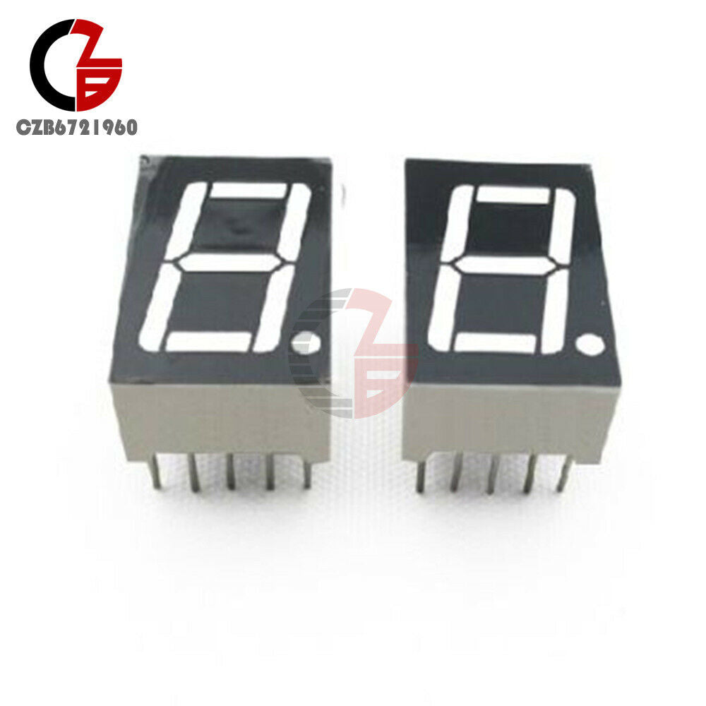 5PCS 0.56" 7 Segment Blue LED Display 1 Digit Common Anode