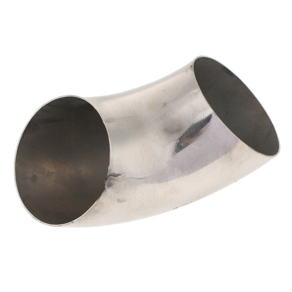 6 Pieces Auto 2.5" 63mm 90Degree Bendable Exhaust Pipe Tube Thickness:1mm