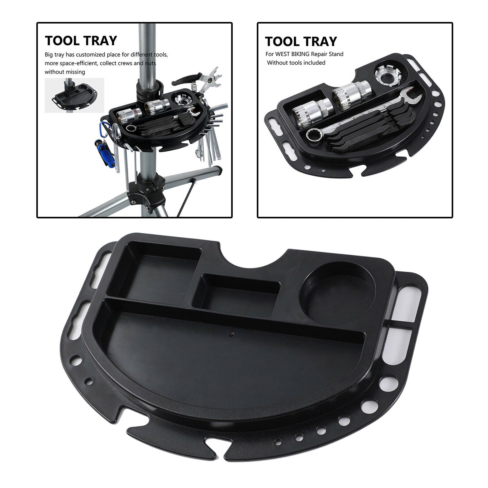 Tool Tray for WEST BIKING Repair Stand Display Bicycle Mechanic Shop Home