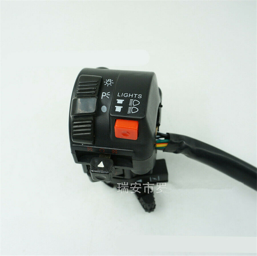 12V 7/8" Motorcycle ATV Handlebar Switch ON-Off Kill Start Headlight High / Low