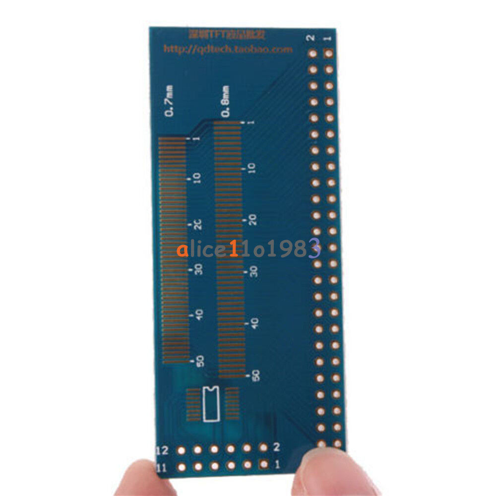 Multiple 0.5/0.7/0.8/1.0mm Pitch TFT LCM LCD Adapter Board FPC module SMD DIP