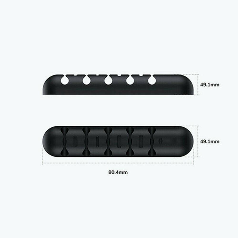 New~Cable Clip Desk Tidy Winder Earphone Organizer Wire USB Charger Holder Clips