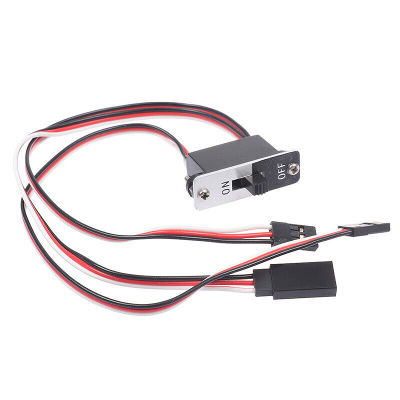 1Pc RC Switch On- Off with Spare Male Plug Heavy Duty w/FUTABA Connect.l8