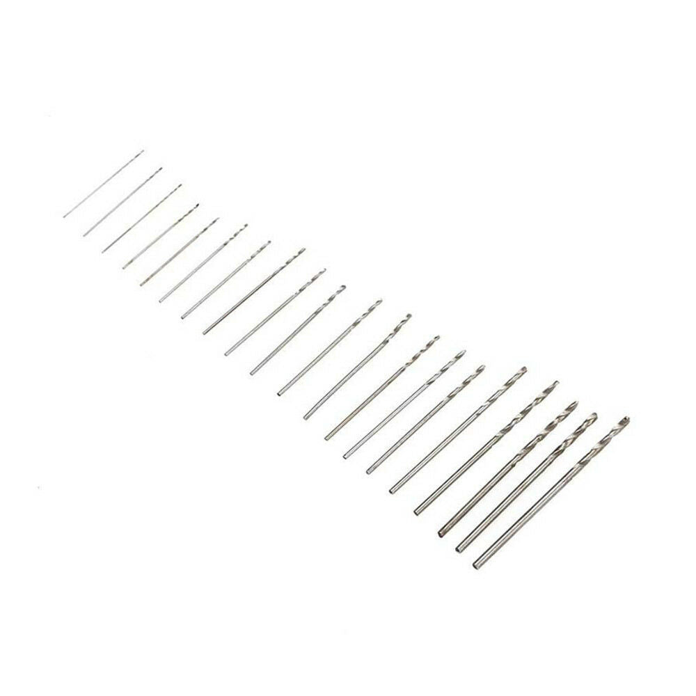 1Pcs Manuelle Aluminum Manual Drilling 20 Pcsmini Hss-Spiralbohrer Drill Bit Set