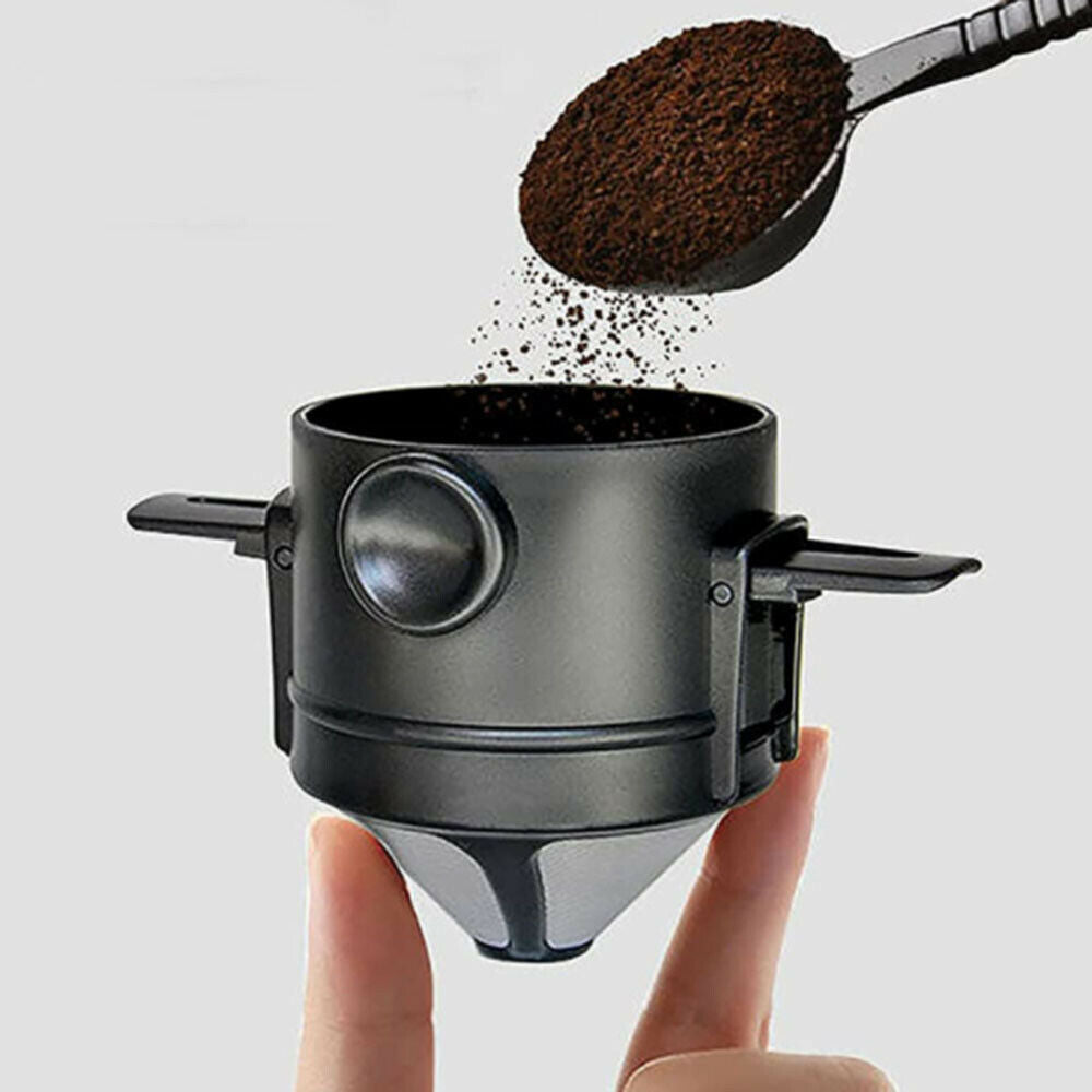 Reusable Coffee Filter Portable Stainless Coffee Dripper Filter for Coffee Maker