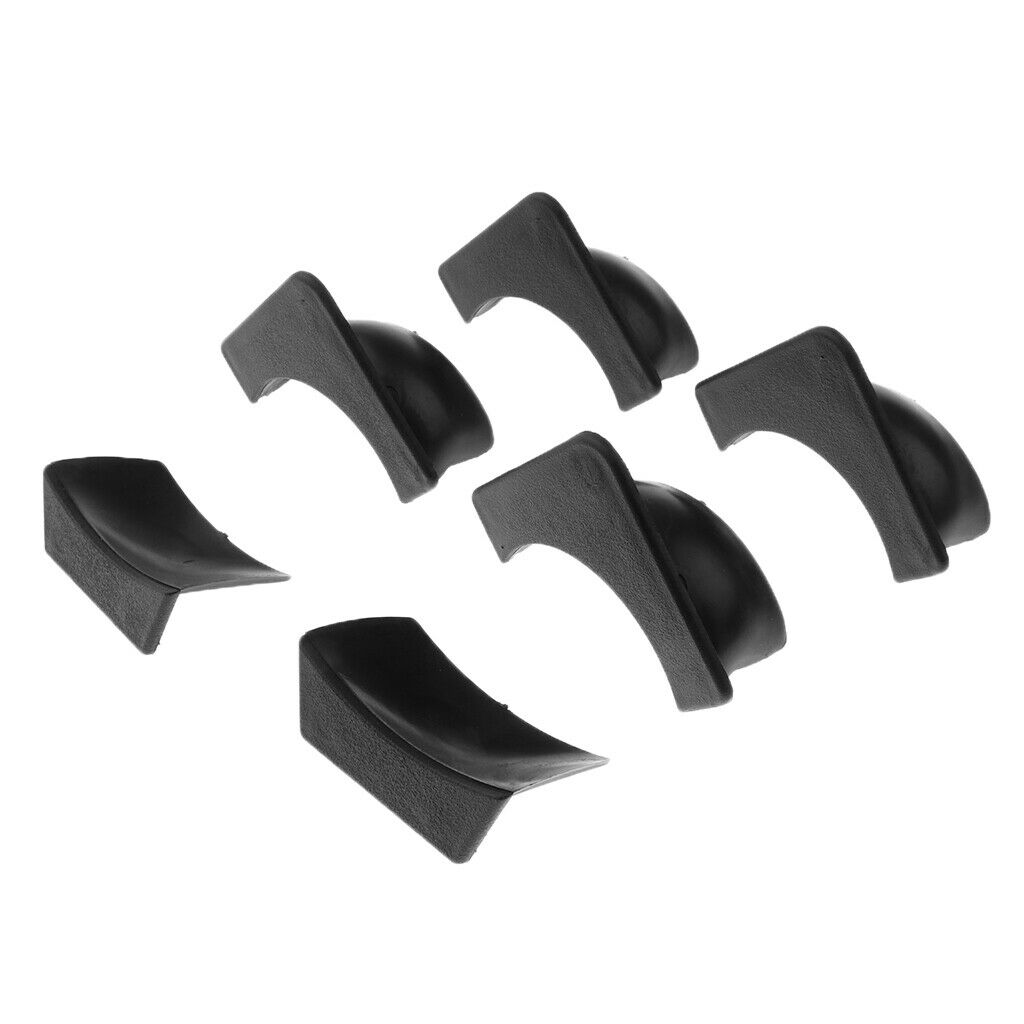 Replacement Pool Table Plastic Pocket Liners - Set of 6 - 4 Corner & 2 Side