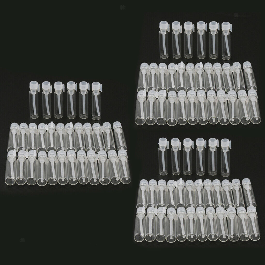 90X Mini Empty Perfume Trial Bottle Sample Vial Essential Oil Jar Cannings