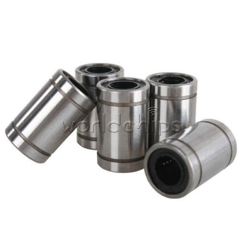 10PCS Practical Inscribed Circle 8mm LM8UU Linear Ball Bearing Bush Bushing New