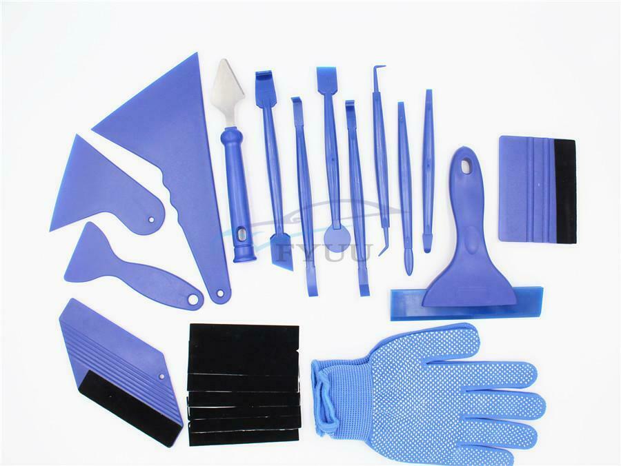21PCS /Set Car Vinyl Packaging Tool Car Window Tinting Film Magnetic Scraper