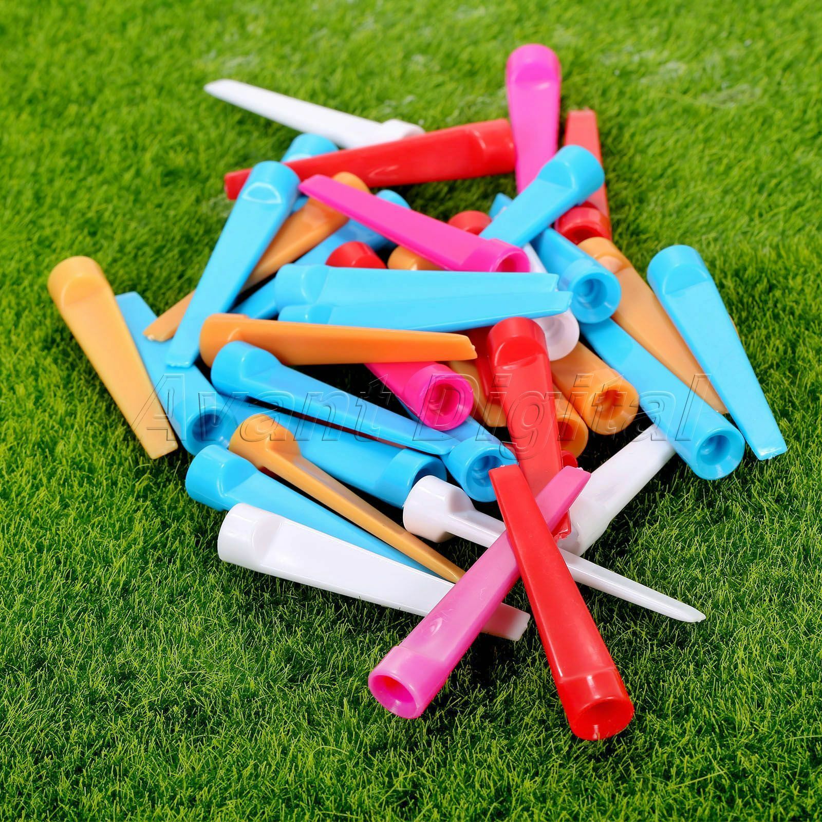 100pcs Random Color Wedge Golf Tees Practice Training Sports Accessories