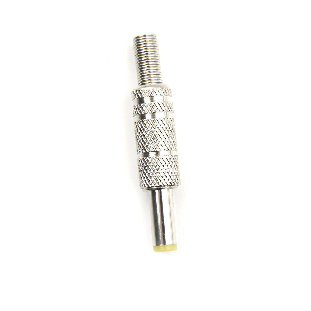 1Pc Metal 5.5*2.5mm DC Power Male Plug Jack Adapter Connector Plug 12V DSUKM Pb