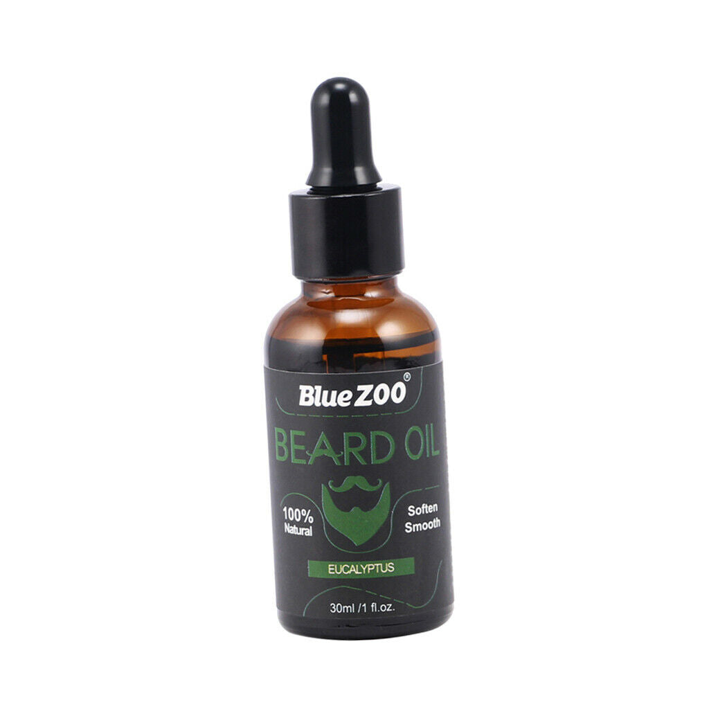 Natural Organic Beard Oil Fast Growth Mustache Moisturizing Eucalyptus