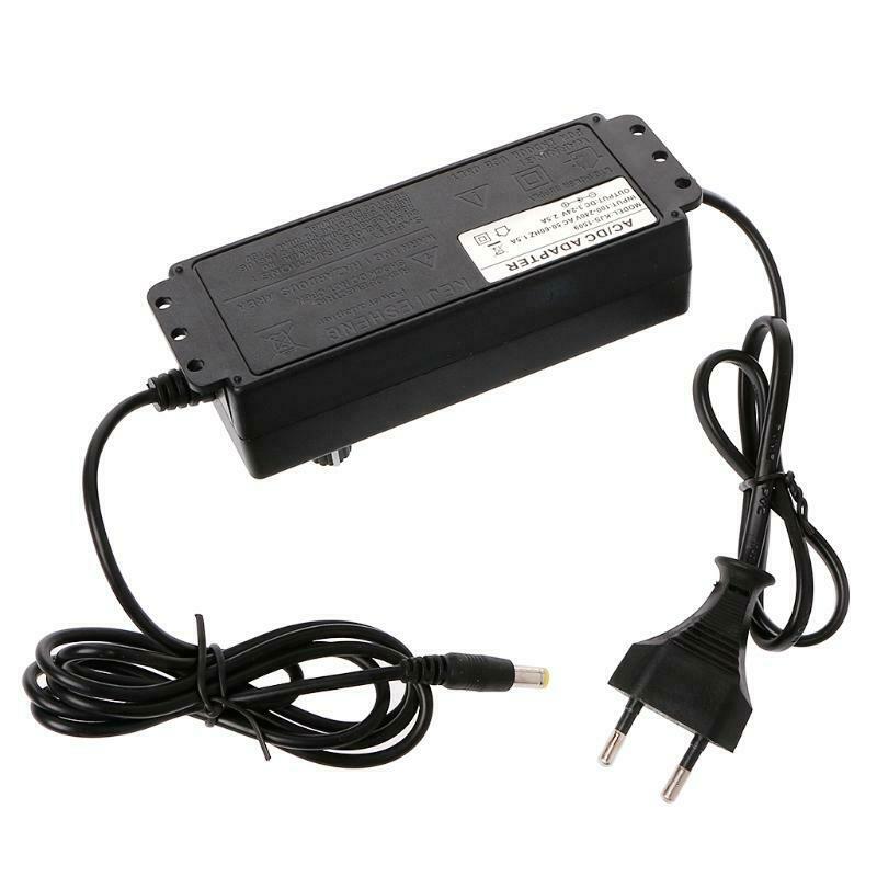 60W 3-24V Adjustable Adapter With Display Screen Of Voltage DC5.5x2.1/2.5mm