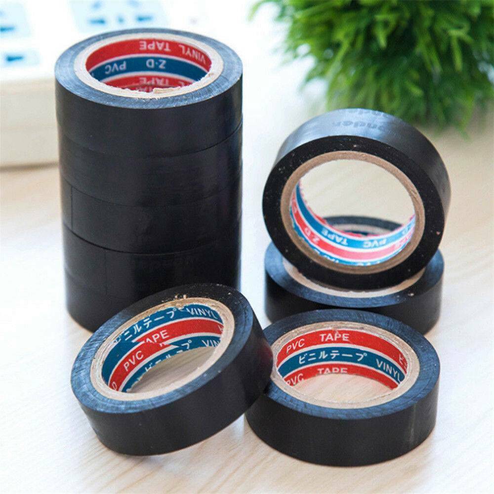 1 Roll 20M PVC Electrical Wire Insulating Adhesive DIY Tape Black DAT 16mm Wide.