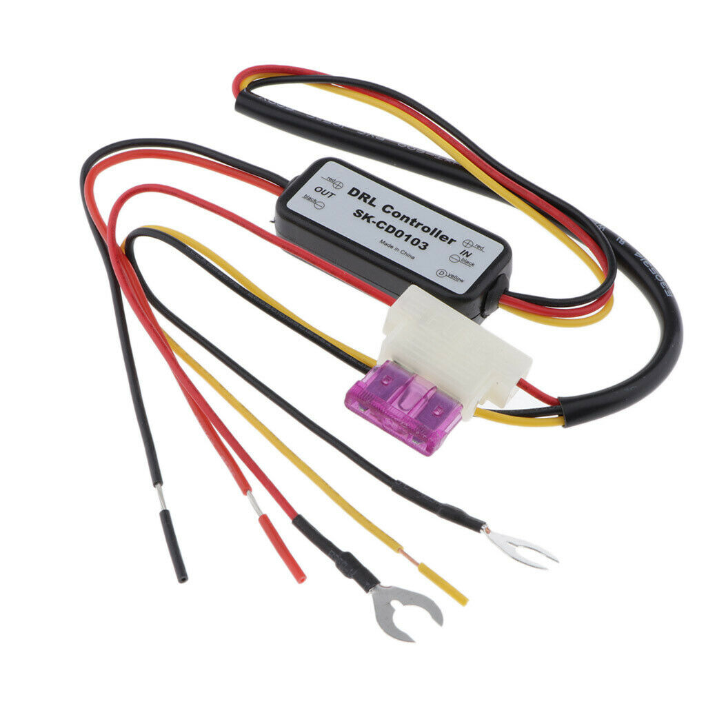 3x Car LED Daytime Running Light 5A Auto DRL Controller Fog Light Controller