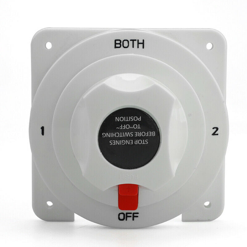 12V-36V Dual Battery Switch Disconnect Isolator Selector Boat Car RV ATV Trailer